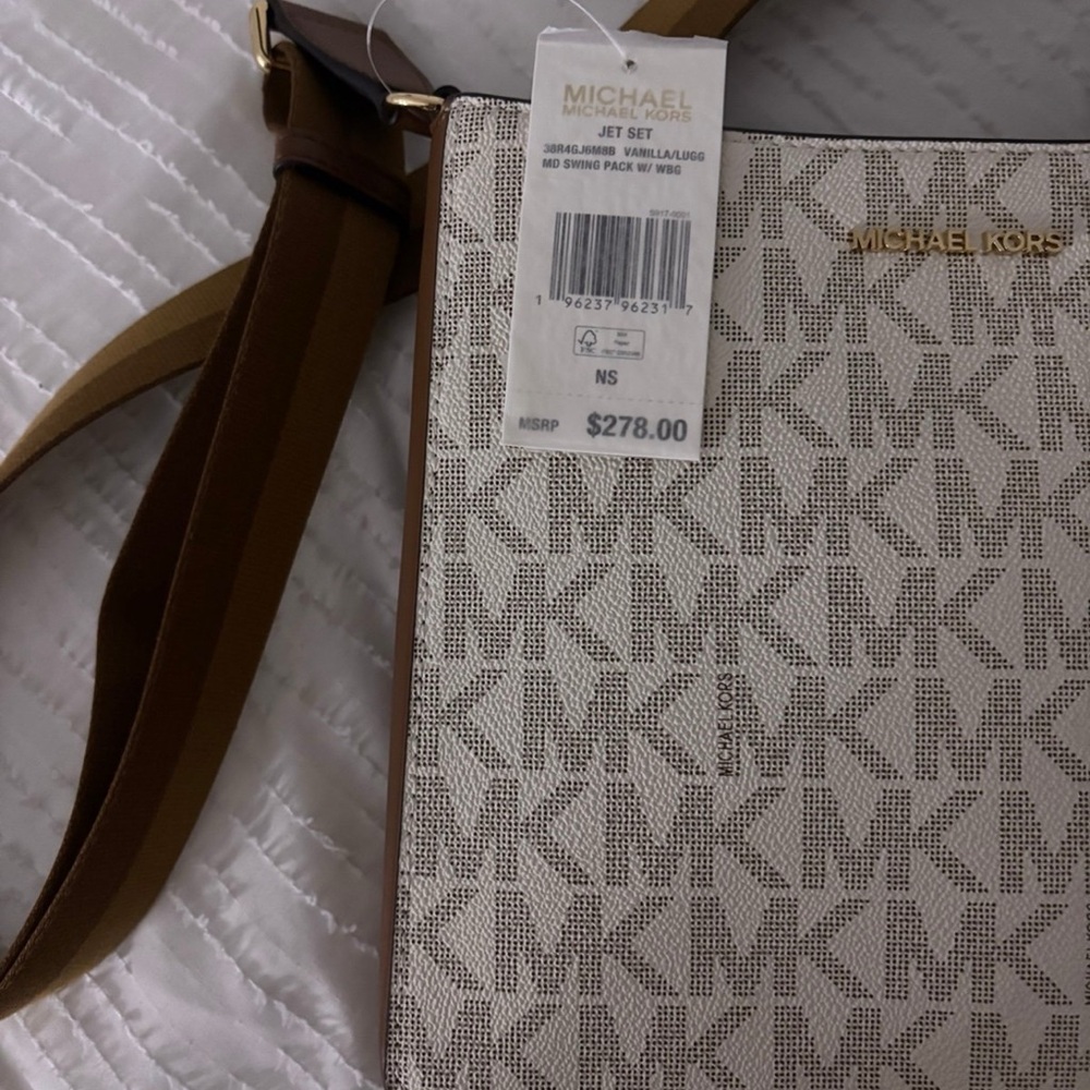 Michael Kors MK Logo Crossbody Bag